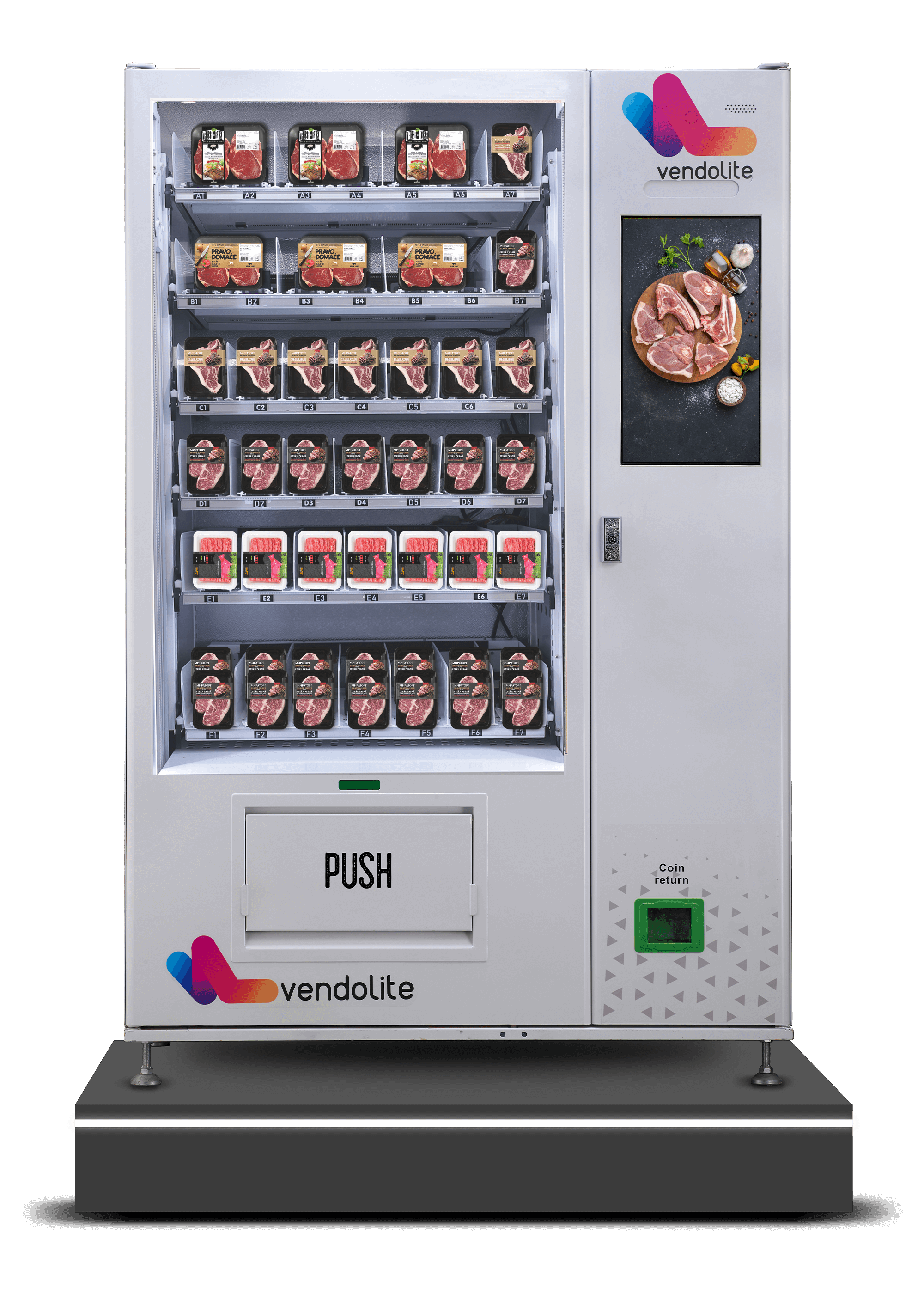 Meat vending machine